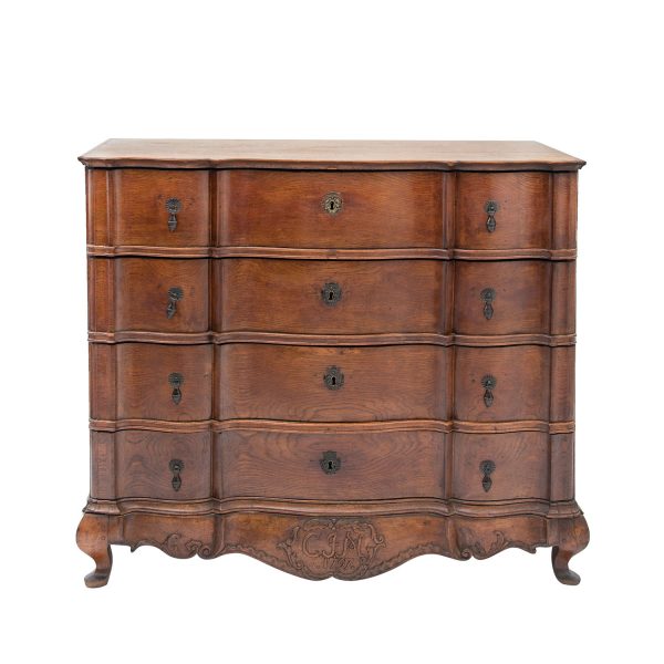 Antique Metal Handle Dresser