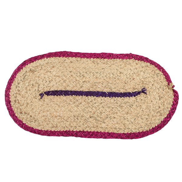Omani Door Mat- Crimson & Plum