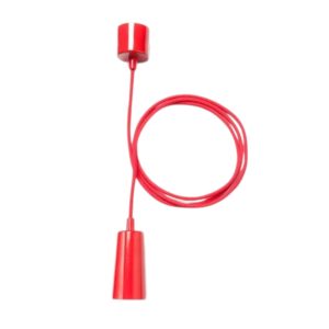 Plumen Drop Cap Pendant Set Red