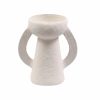 Vase L White Earth