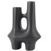 Linked 2 Vase Textured Black