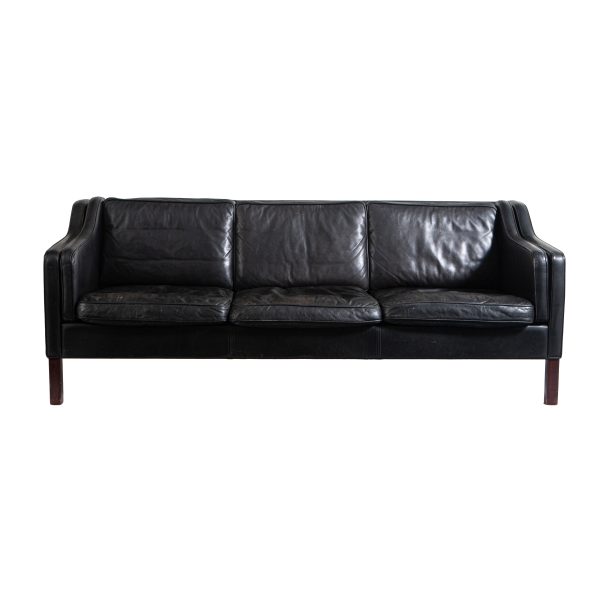 Black Leather Sofa