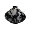 Vase Black/Beige Matt “Petra” Glass M