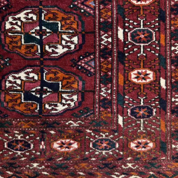 Vintage Red Persian Tekke Turkoman - Image 4