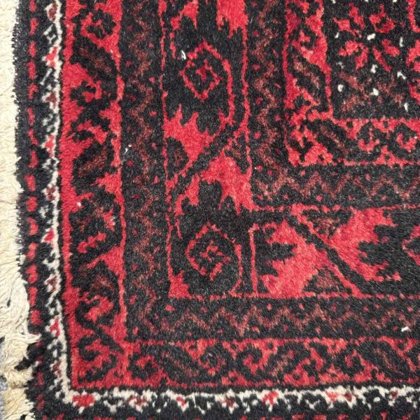Stunning Vintage Persian Baluch Rug with Jacobean Style and Vibrant Colors - Image 3