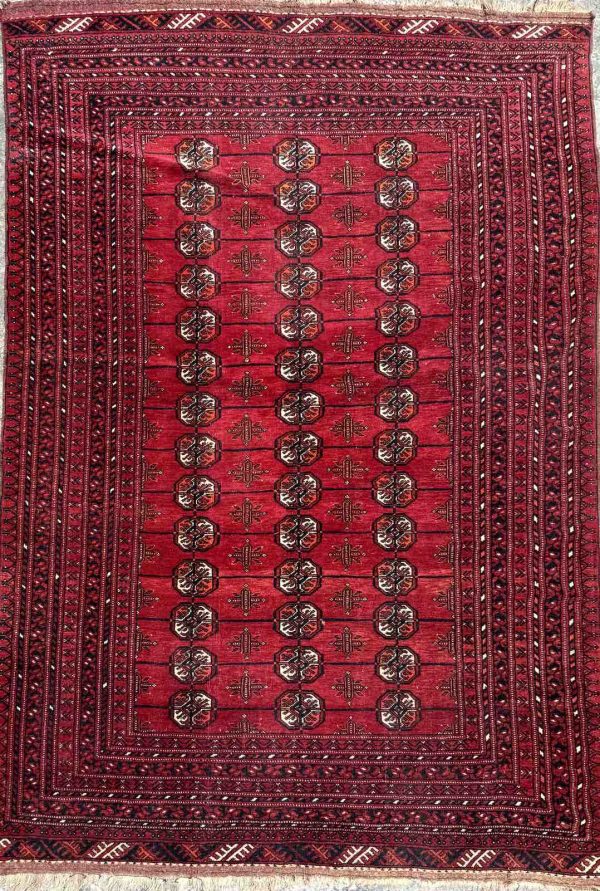 Turkoman Red Bokhara Carpet